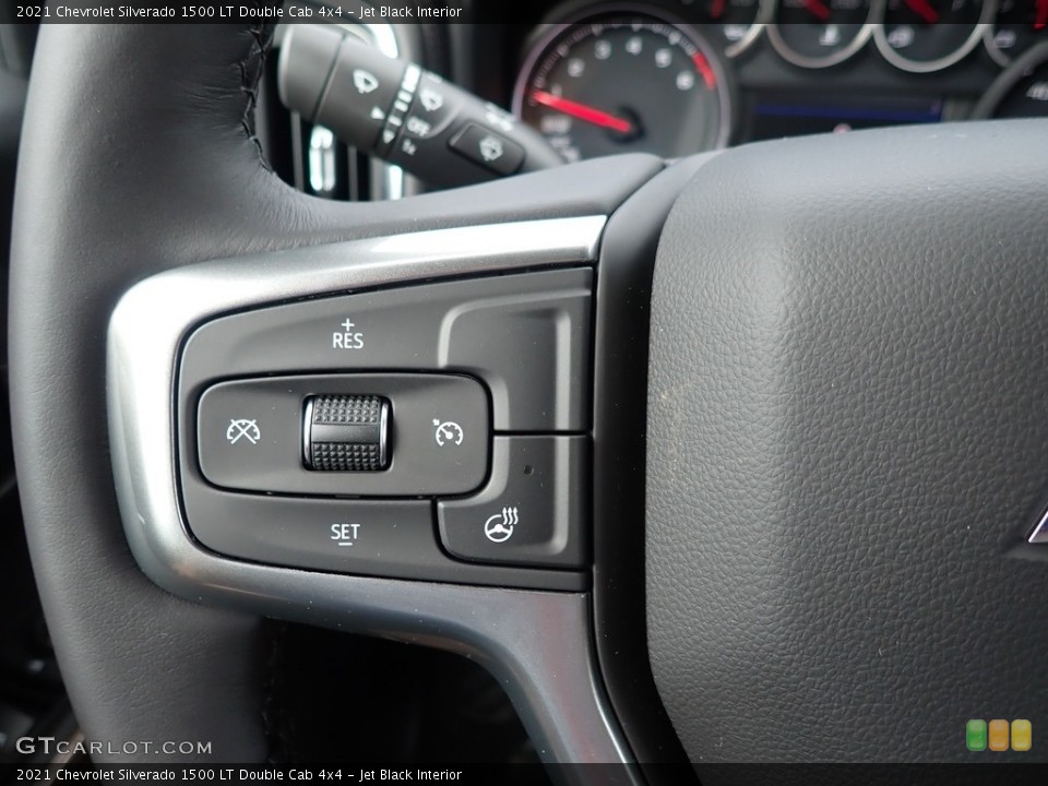 Jet Black Interior Steering Wheel for the 2021 Chevrolet Silverado 1500 LT Double Cab 4x4 #139698381