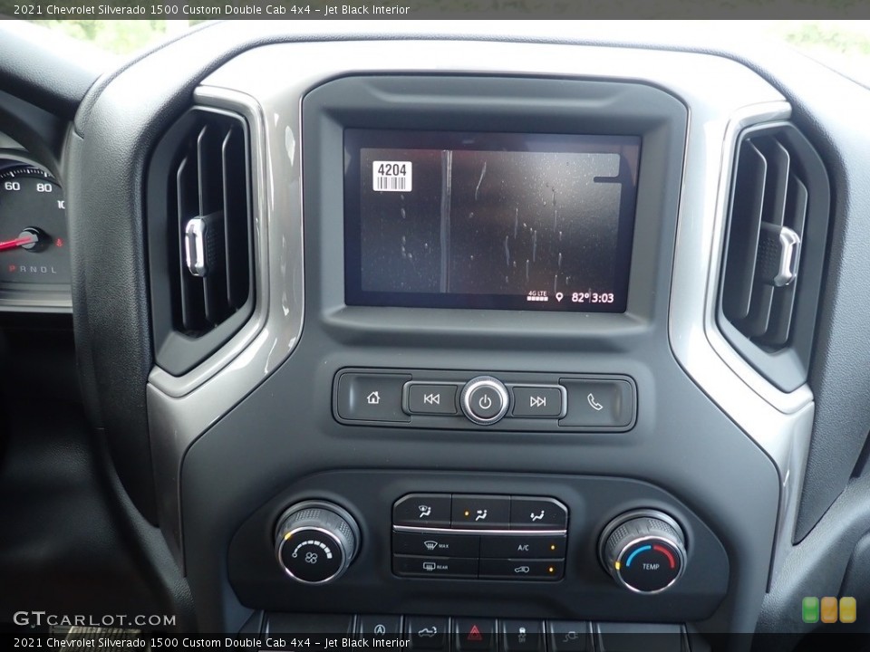 Jet Black Interior Controls for the 2021 Chevrolet Silverado 1500 Custom Double Cab 4x4 #139698873