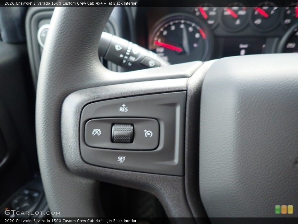 Jet Black Interior Steering Wheel for the 2020 Chevrolet Silverado 1500 Custom Crew Cab 4x4 #139700379