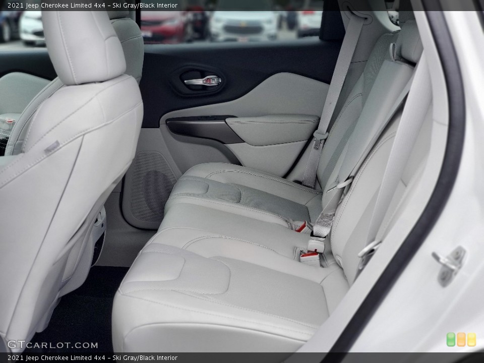 Ski Gray/Black Interior Rear Seat for the 2021 Jeep Cherokee Limited 4x4 #139701129
