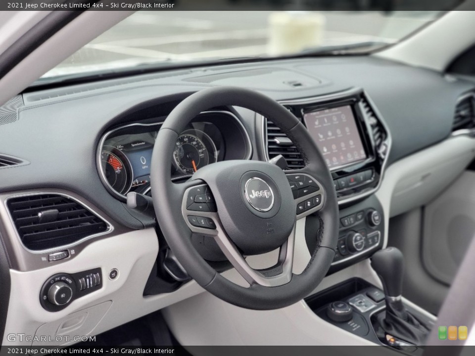 Ski Gray/Black Interior Dashboard for the 2021 Jeep Cherokee Limited 4x4 #139701159