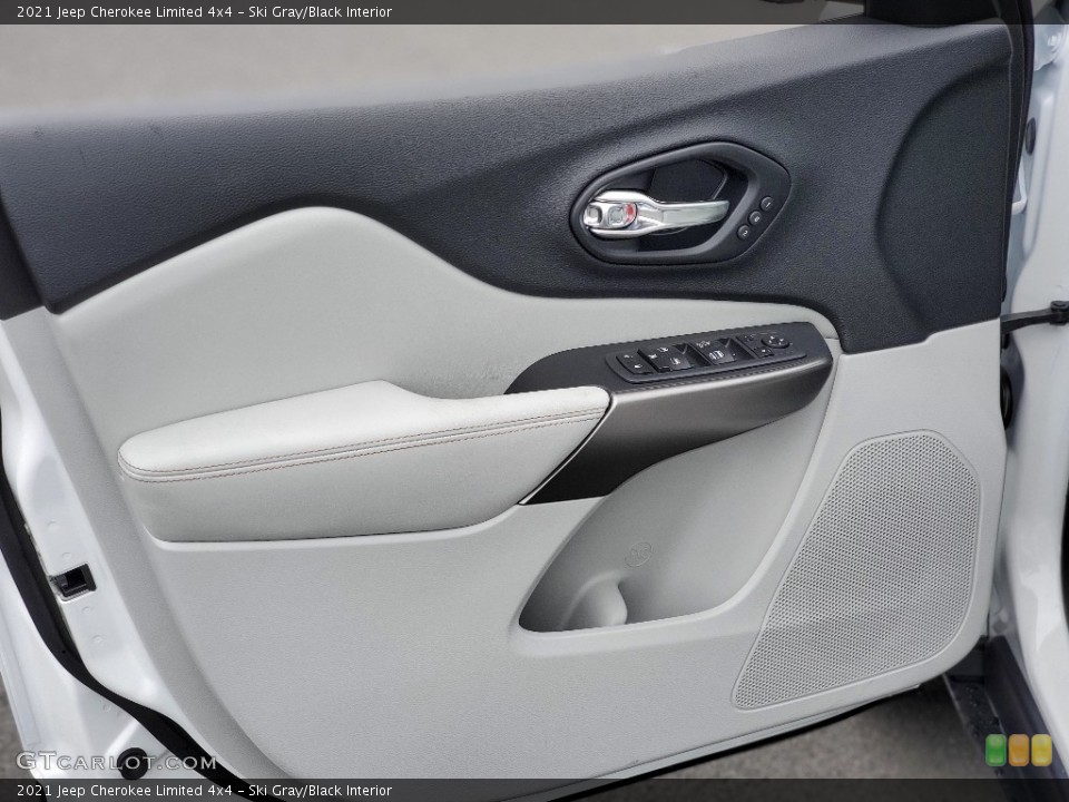 Ski Gray/Black Interior Door Panel for the 2021 Jeep Cherokee Limited 4x4 #139701210