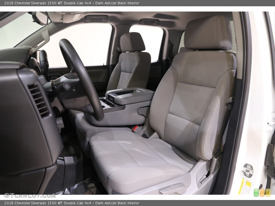 Dark Ash/Jet Black Interior Front Seat for the 2018 Chevrolet Silverado 1500 WT Double Cab 4x4 #139701480