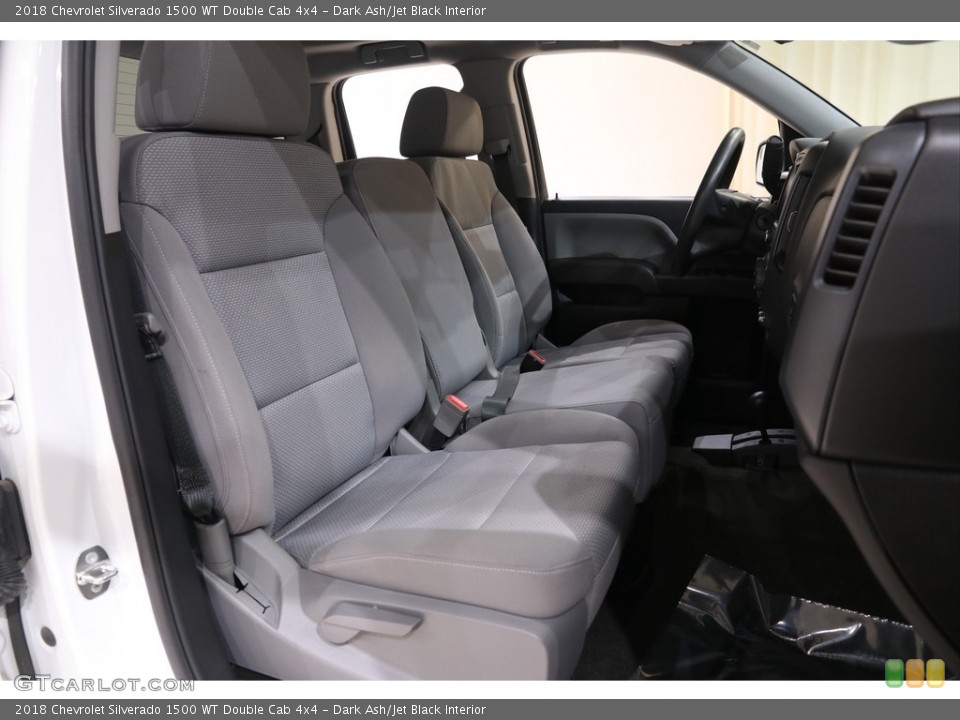 Dark Ash/Jet Black Interior Front Seat for the 2018 Chevrolet Silverado 1500 WT Double Cab 4x4 #139701696