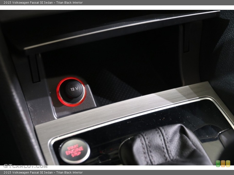 Titan Black Interior Controls for the 2015 Volkswagen Passat SE Sedan #139702122