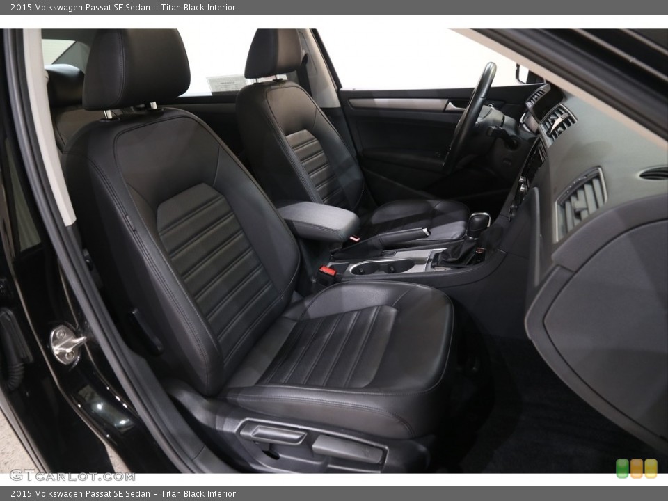 Titan Black Interior Prime Interior for the 2015 Volkswagen Passat SE Sedan #139702167