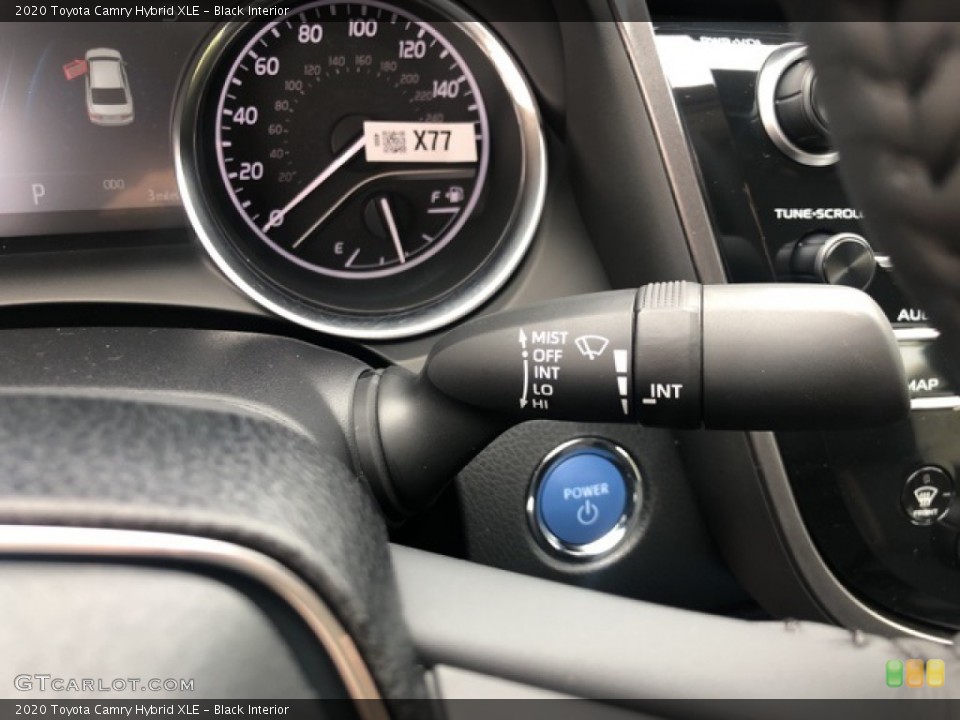 Black Interior Controls for the 2020 Toyota Camry Hybrid XLE #139707276