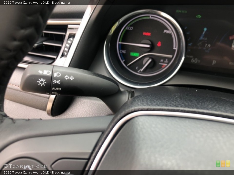 Black Interior Controls for the 2020 Toyota Camry Hybrid XLE #139707285