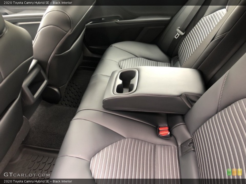 Black Interior Rear Seat for the 2020 Toyota Camry Hybrid SE #139707597
