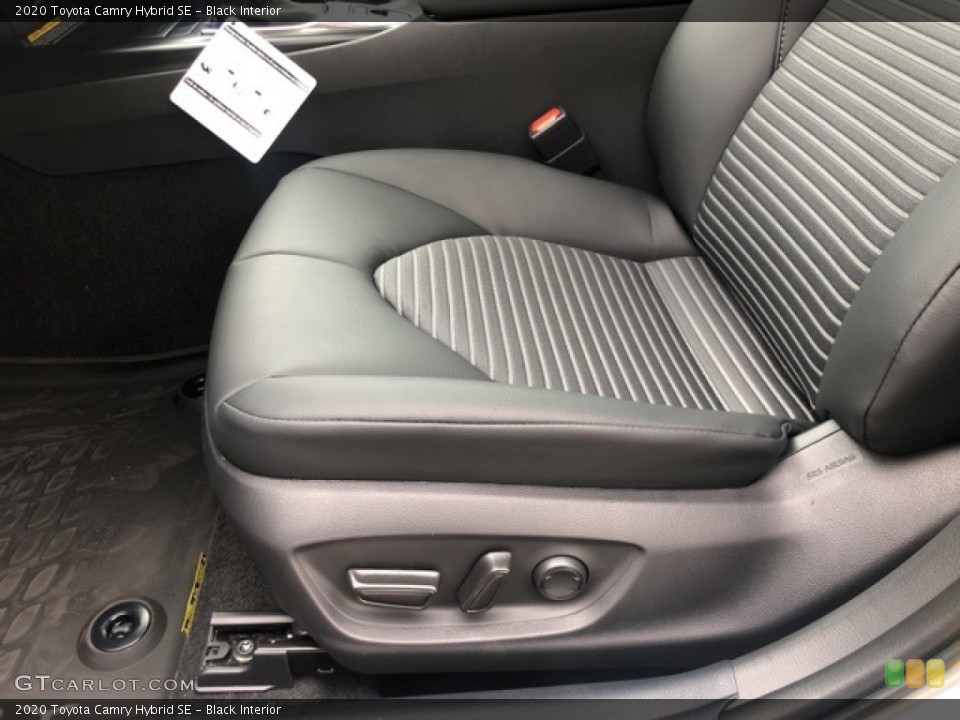 Black Interior Front Seat for the 2020 Toyota Camry Hybrid SE #139707642
