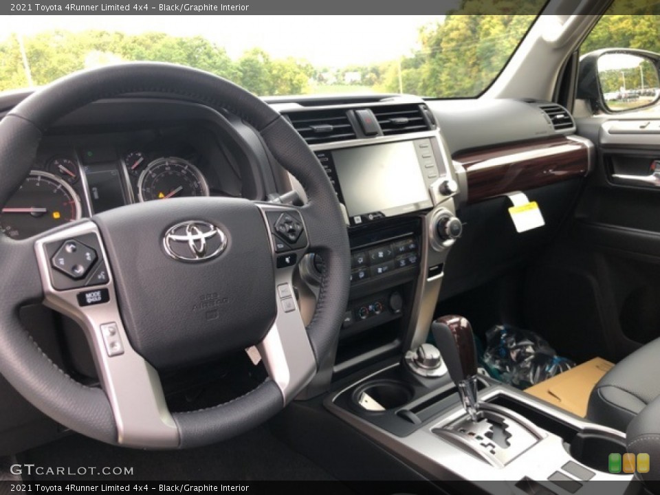 Black/Graphite Interior Dashboard for the 2021 Toyota 4Runner Limited 4x4 #139707708