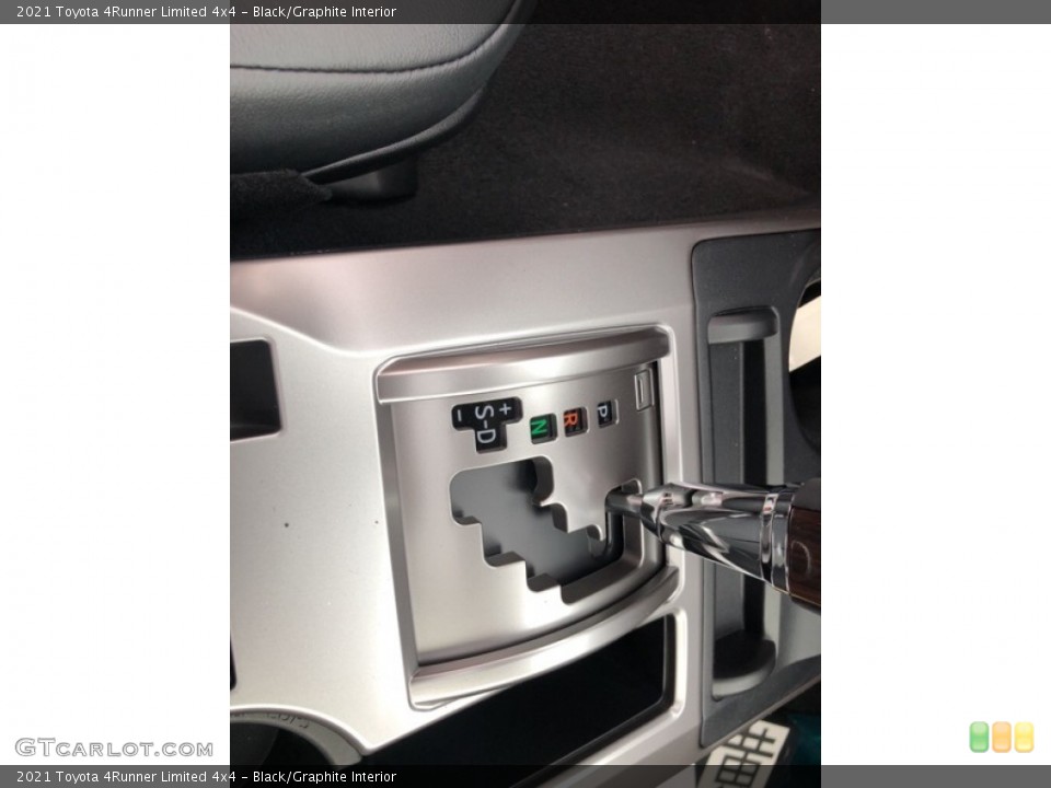 Black/Graphite Interior Transmission for the 2021 Toyota 4Runner Limited 4x4 #139707765