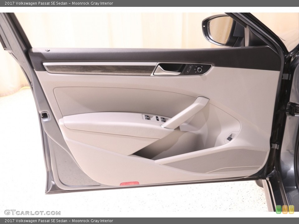 Moonrock Gray Interior Door Panel for the 2017 Volkswagen Passat SE Sedan #139710634