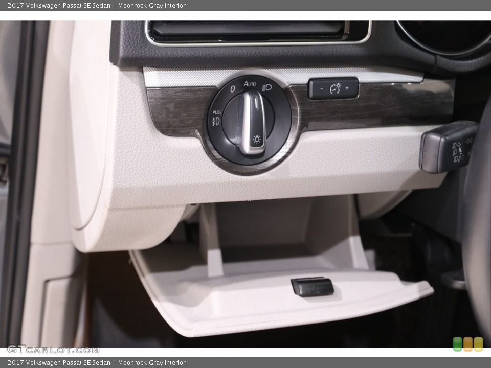 Moonrock Gray Interior Controls for the 2017 Volkswagen Passat SE Sedan #139710652