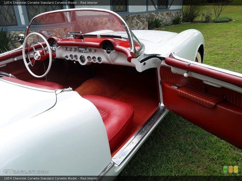 Red Interior Door Panel for the 1954 Chevrolet Corvette  #139712083