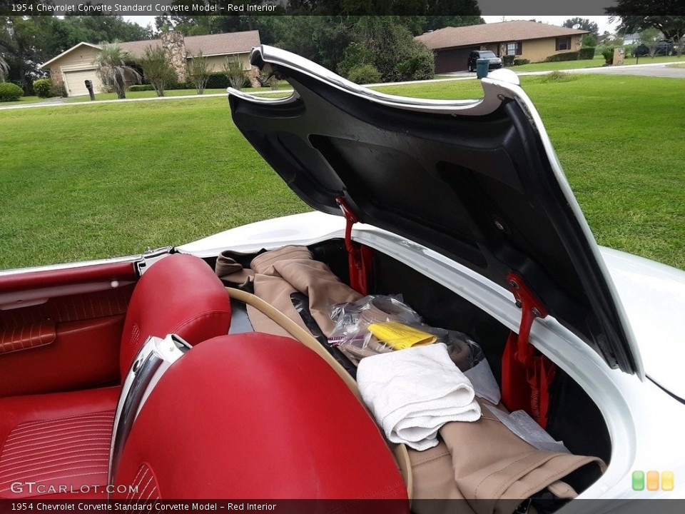 Red Interior Trunk for the 1954 Chevrolet Corvette  #139712110