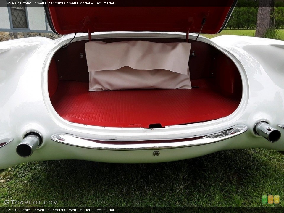 Red Interior Trunk for the 1954 Chevrolet Corvette  #139712140