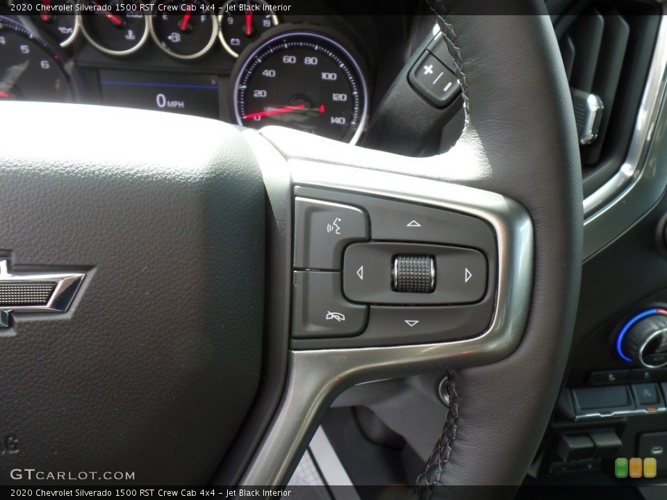 Jet Black Interior Steering Wheel for the 2020 Chevrolet Silverado 1500 RST Crew Cab 4x4 #139712236