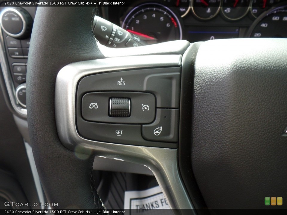 Jet Black Interior Steering Wheel for the 2020 Chevrolet Silverado 1500 RST Crew Cab 4x4 #139712260