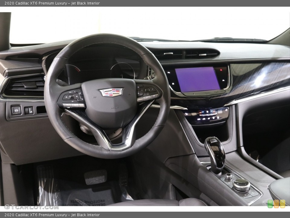 Jet Black Interior Dashboard for the 2020 Cadillac XT6 Premium Luxury #139713775
