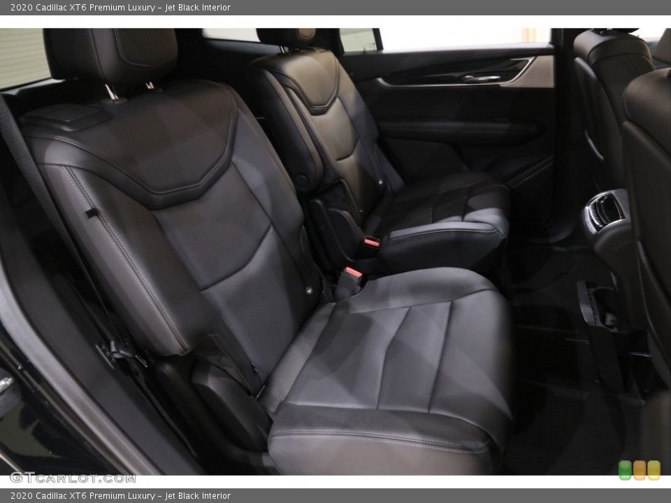 Jet Black Interior Rear Seat for the 2020 Cadillac XT6 Premium Luxury #139713994