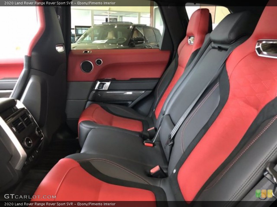 Ebony/Pimento Interior Rear Seat for the 2020 Land Rover Range Rover Sport SVR #139716113