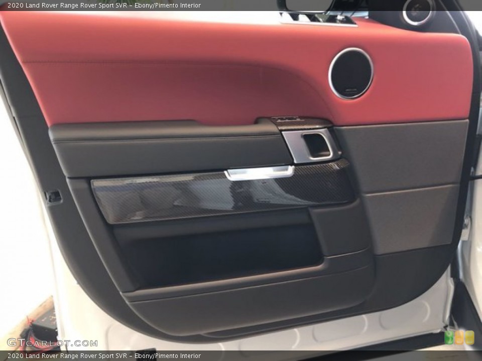 Ebony/Pimento Interior Door Panel for the 2020 Land Rover Range Rover Sport SVR #139716238