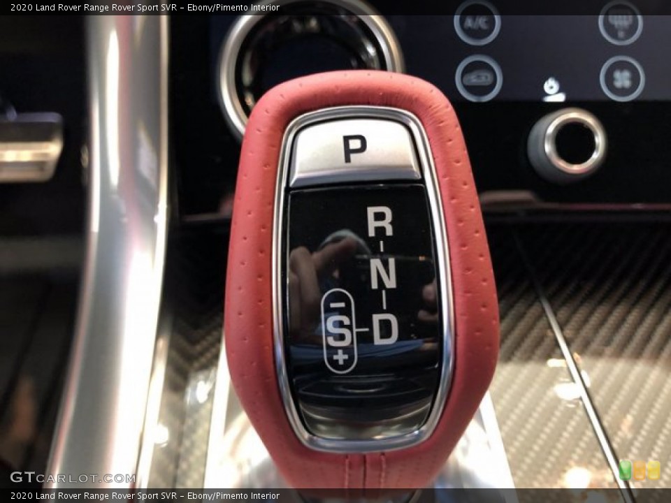 Ebony/Pimento Interior Transmission for the 2020 Land Rover Range Rover Sport SVR #139716364