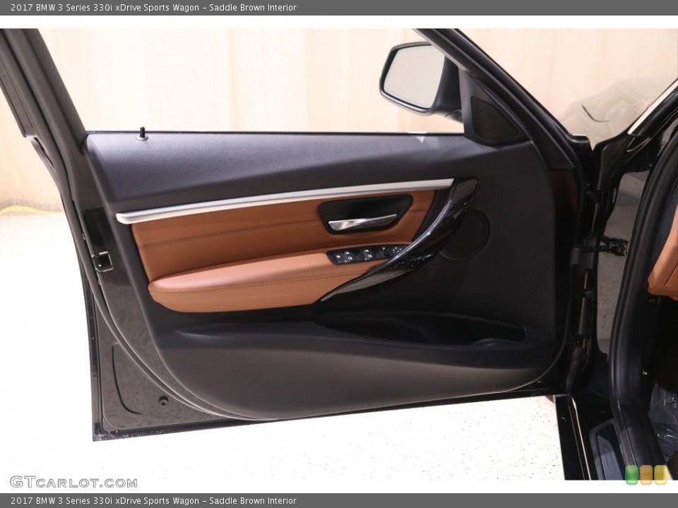 Saddle Brown Interior Door Panel for the 2017 BMW 3 Series 330i xDrive Sports Wagon #139716381