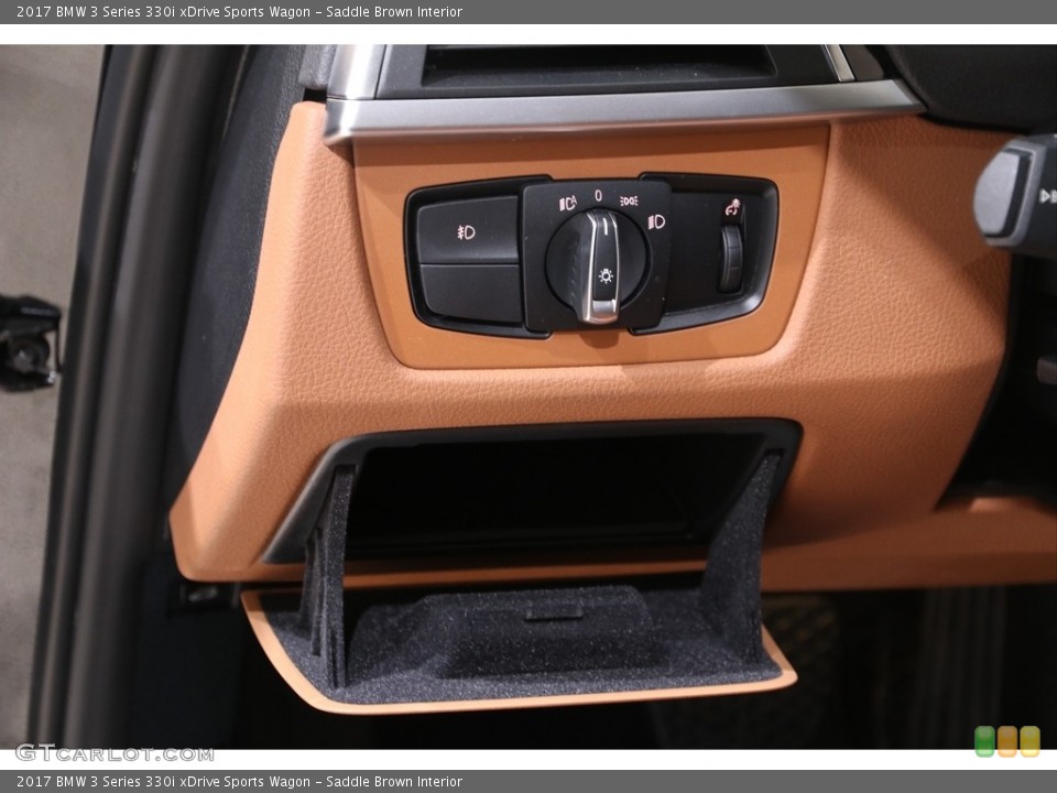 Saddle Brown Interior Controls for the 2017 BMW 3 Series 330i xDrive Sports Wagon #139716391