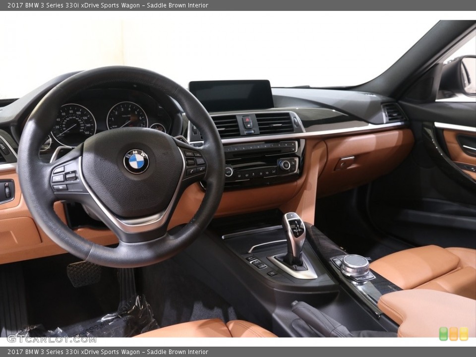 Saddle Brown Interior Dashboard for the 2017 BMW 3 Series 330i xDrive Sports Wagon #139716418