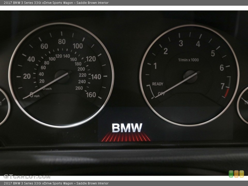 Saddle Brown Interior Gauges for the 2017 BMW 3 Series 330i xDrive Sports Wagon #139716436