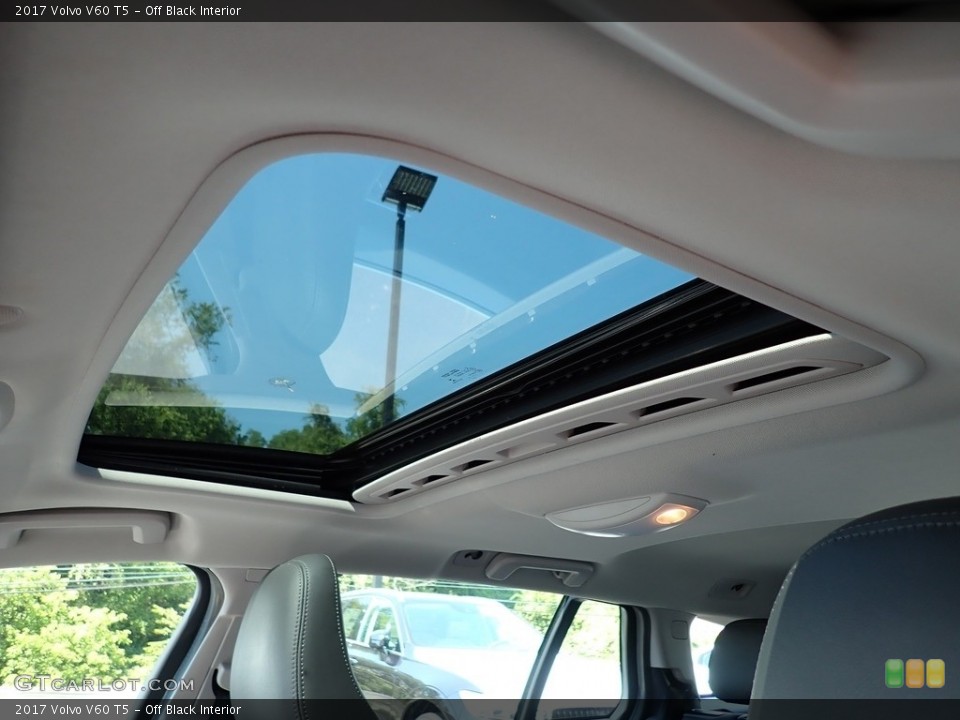 Off Black Interior Sunroof for the 2017 Volvo V60 T5 #139716667
