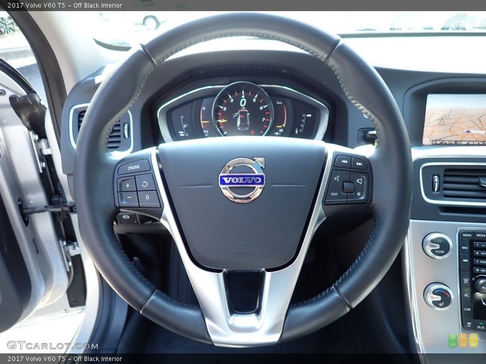 Off Black Interior Steering Wheel for the 2017 Volvo V60 T5 #139716685