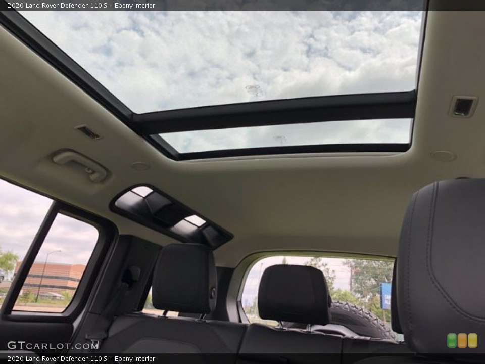 Ebony Interior Sunroof for the 2020 Land Rover Defender 110 S #139718251