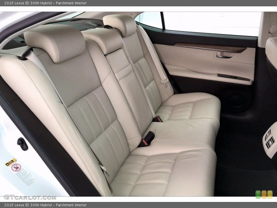 Parchment Interior Rear Seat for the 2016 Lexus ES 300h Hybrid #139720015