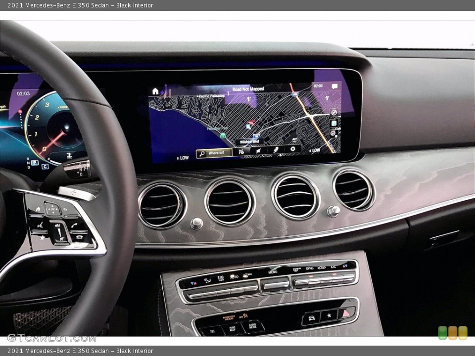 Black Interior Navigation for the 2021 Mercedes-Benz E 350 Sedan #139720234