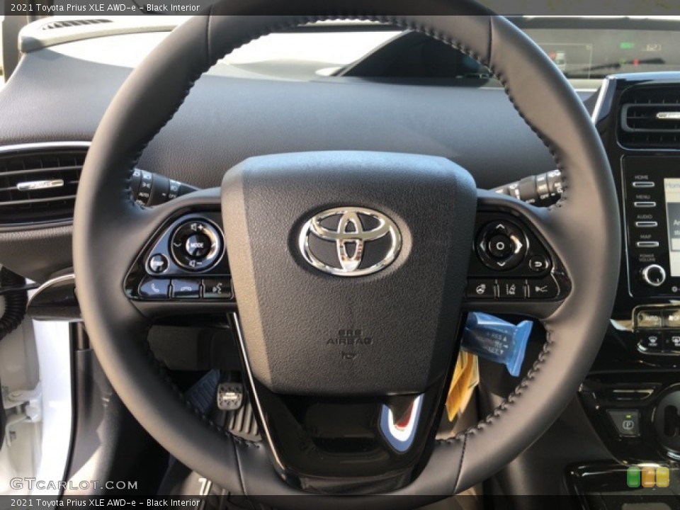 Black Interior Steering Wheel for the 2021 Toyota Prius XLE AWD-e #139720821