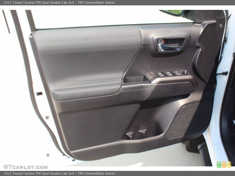 TRD Cement/Black Interior Door Panel for the 2021 Toyota Tacoma TRD Sport Double Cab 4x4 #139720830