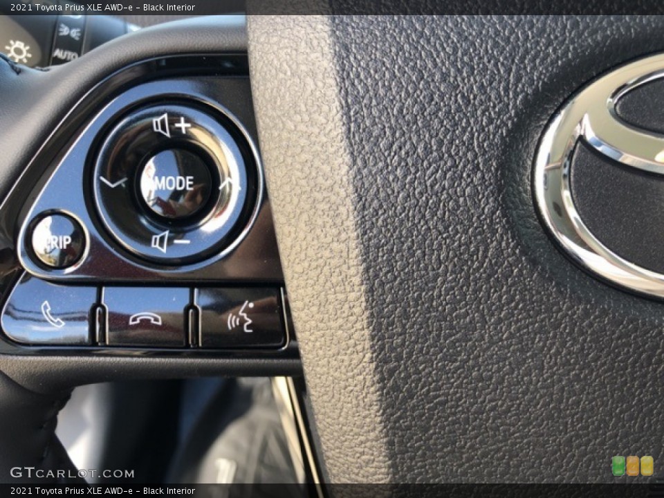 Black Interior Steering Wheel for the 2021 Toyota Prius XLE AWD-e #139720846
