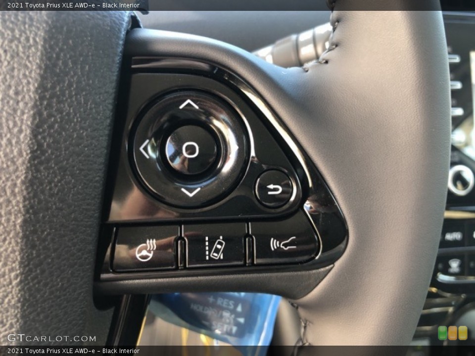Black Interior Steering Wheel for the 2021 Toyota Prius XLE AWD-e #139720875