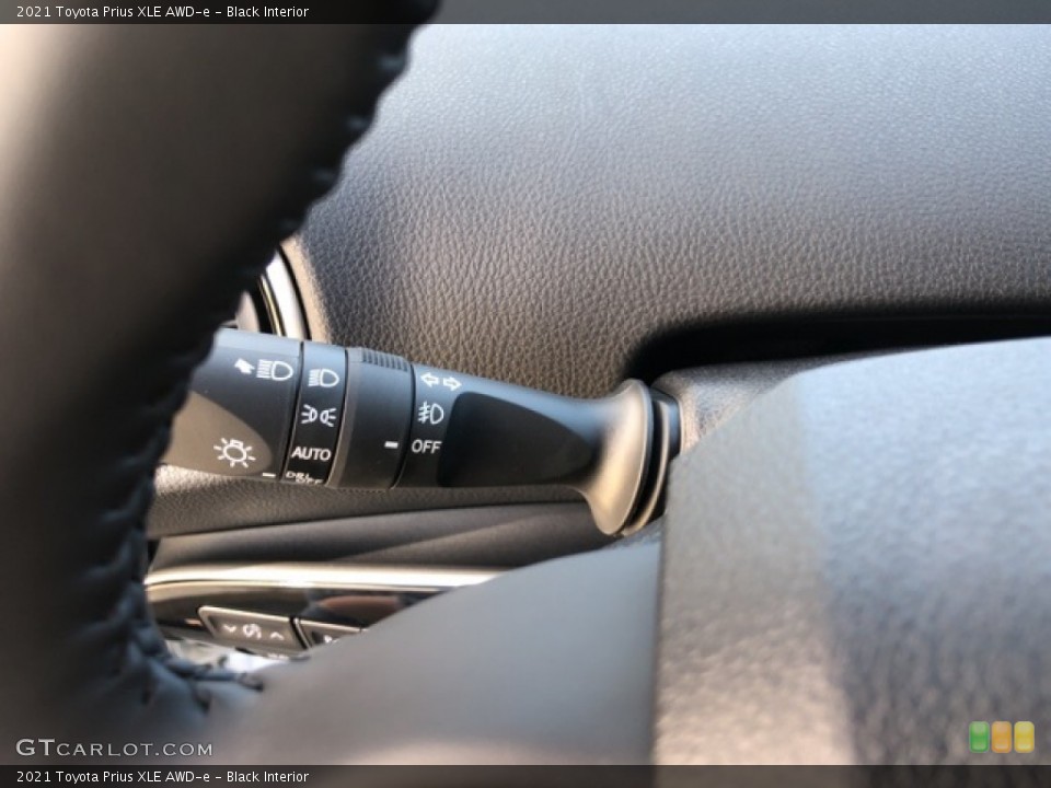 Black Interior Controls for the 2021 Toyota Prius XLE AWD-e #139720899