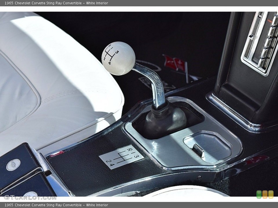White Interior Transmission for the 1965 Chevrolet Corvette Sting Ray Convertible #139721514