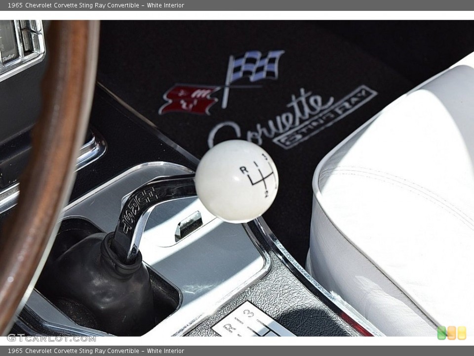 White Interior Transmission for the 1965 Chevrolet Corvette Sting Ray Convertible #139721757