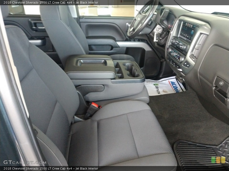 Jet Black Interior Front Seat for the 2018 Chevrolet Silverado 1500 LT Crew Cab 4x4 #139723404