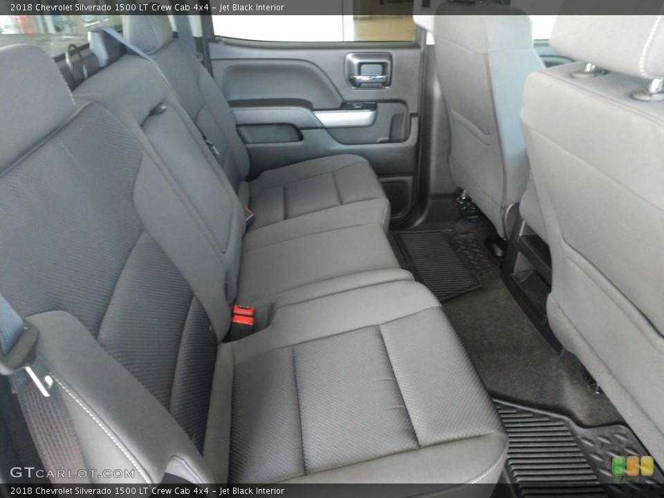 Jet Black Interior Rear Seat for the 2018 Chevrolet Silverado 1500 LT Crew Cab 4x4 #139723431