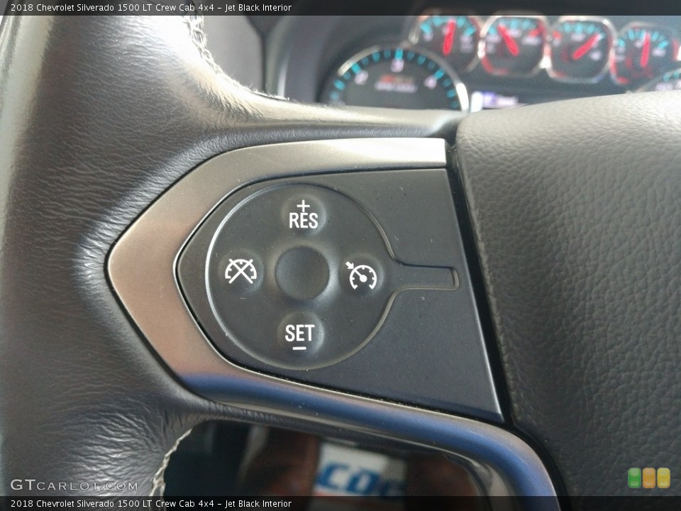 Jet Black Interior Steering Wheel for the 2018 Chevrolet Silverado 1500 LT Crew Cab 4x4 #139723506
