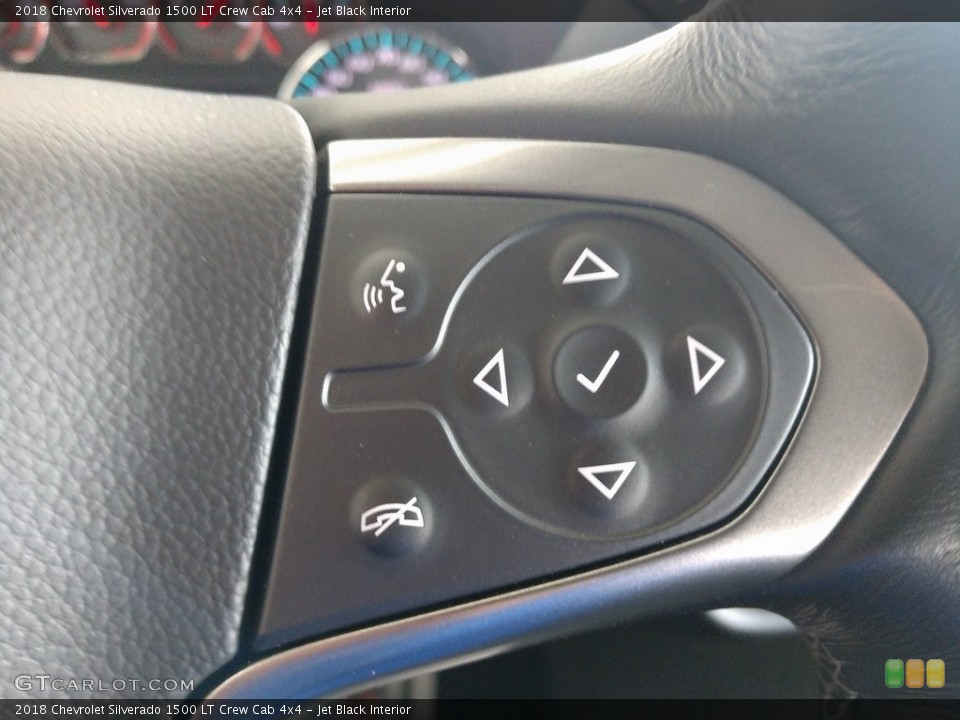 Jet Black Interior Steering Wheel for the 2018 Chevrolet Silverado 1500 LT Crew Cab 4x4 #139723530