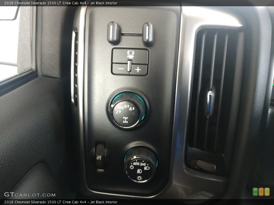 Jet Black Interior Controls for the 2018 Chevrolet Silverado 1500 LT Crew Cab 4x4 #139723572