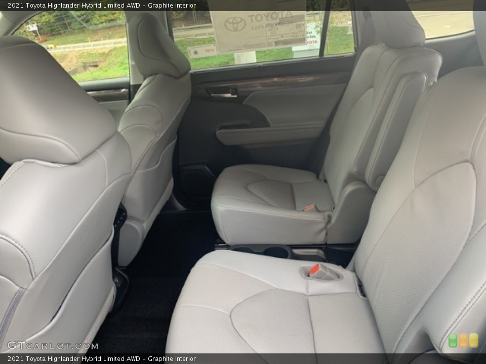 Graphite Interior Rear Seat for the 2021 Toyota Highlander Hybrid Limited AWD #139724124